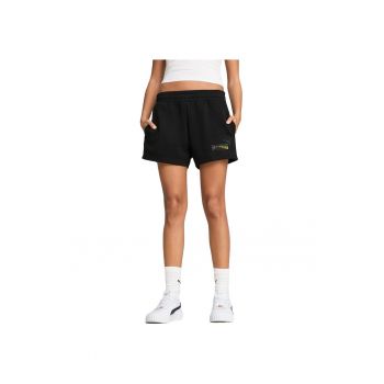 Pantaloni scurti  Love United cu talie medie 4