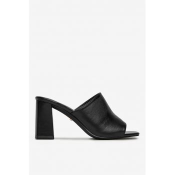 Pantofi  Sintetic - Negru -