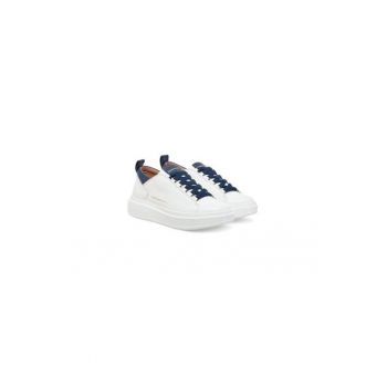 Pantofi sport barbati  305200006 - Piele naturala - Alb