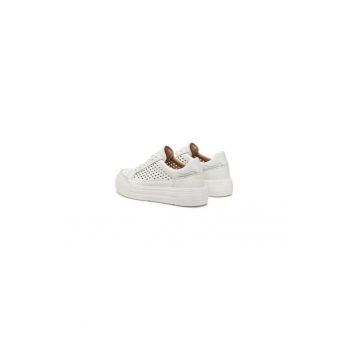 Pantofi sport dama  304664236 - Piele naturala - Alb