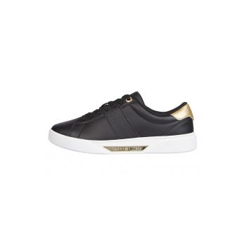 Pantofi sport de piele cu sireturi