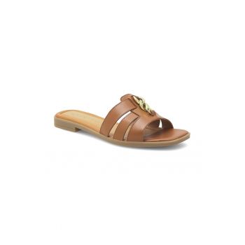 Papuci dama -  334279 - Piele naturala - Maro