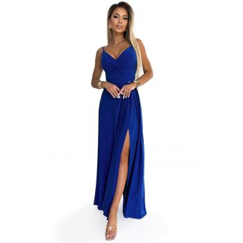 Rochie de seara dama Chiara albastru colt