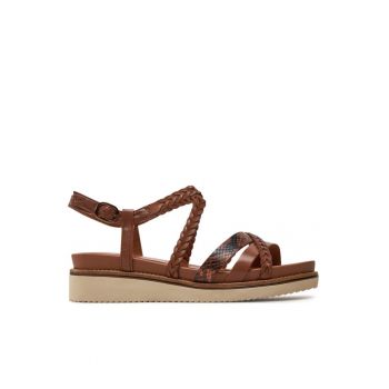 Sandale dama  303732783 - Piele ecologica/Piele naturala - Maro