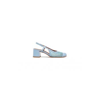 Sandale dama  305140685 - Piele naturala - Albastru