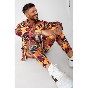 Set Hanorac si Pantalon lung cargo Urban Color 15549