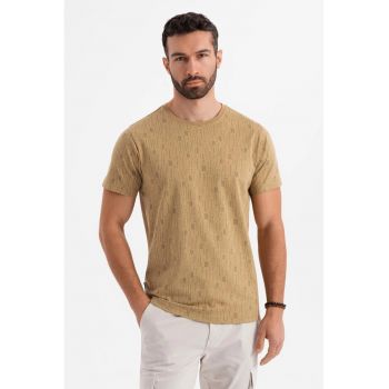 Tricou de bumbac cu model text