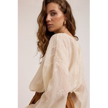 Bluza vaporoasa din amestec de lyocell