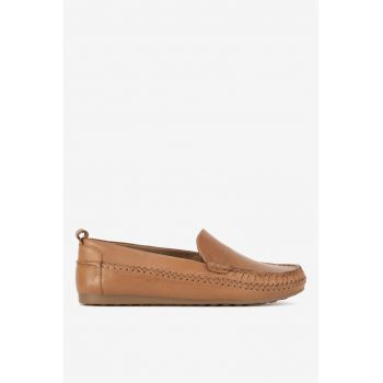 Mocasini dama  5904862309224 - Piele naturala - Maro