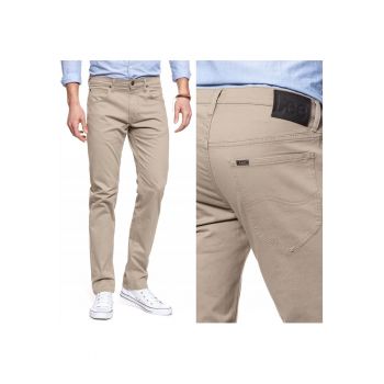 Pantaloni Din Material -  Daren Zip Fly - Croi: Straight Fit - Tip De Pantaloni: Drept - Inchidere: Fermoar - Compozitie Material: 99% Bumbac - 1% Elastan - 32/32 - Bej