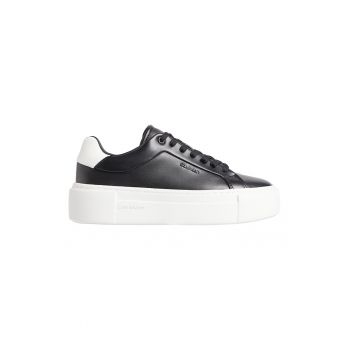 Pantofi sport de piele cu platforma