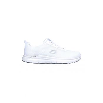 Pantofi sport din piele ecologica cu sireturi