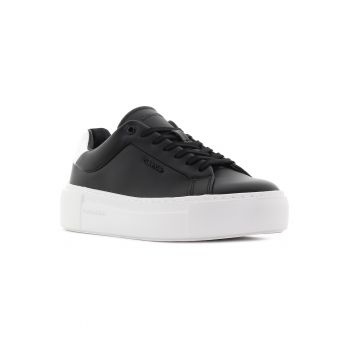 Pantofi sport negri de damă  Cupsole Lace Up Mărime: