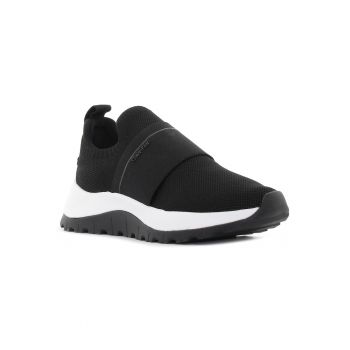 Pantofi sport  Runner Slip-On negri pentru femei Mărime: