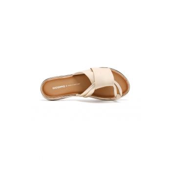 Papuci flip-flop din piele