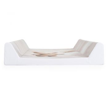 Saltea de infasat cu intaritura Cangaroo Hello Baby 80x50 cm cu Taliometru incorporat,Suprafata impermeabila usor de curatat,Ideala pentru montare pe patut,Margini rotunjite si suprafata moale