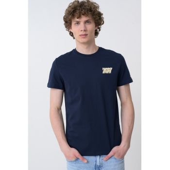 Tricou slim fit cu imprimeu logo
