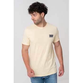 Tricou slim fit cu imprimeu logo