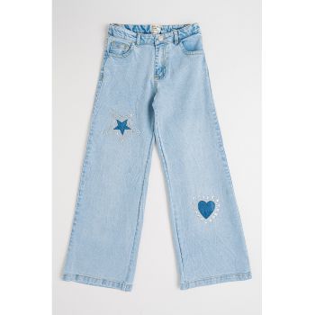 Blugi regular fit de denim