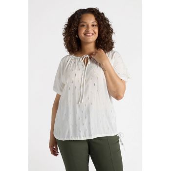 Bluza cu decolteu in V decupat