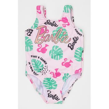 Costum de baie intreg cu model Barbie