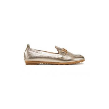 Mocasini dama  305055538 - Piele naturala - Auriu