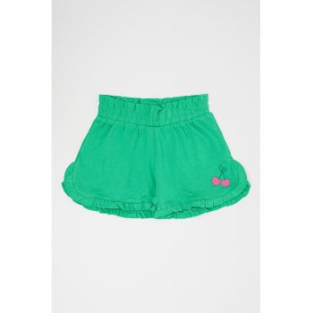 Pantaloni scurti cu detaliu brodat