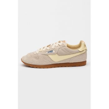 Pantofi sport de piele intoarsa cu insertii de piele Windspin