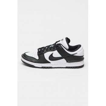 Pantofi sport din piele si piele ecologica cu detalii perforate Dunk Low Twist