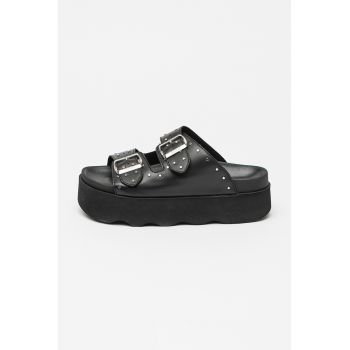 Papuci de piele Heather