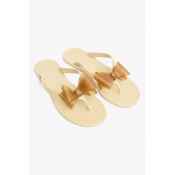 Papuci flip-flop cu funde