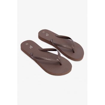 Papuci flip-flop cu logo discret