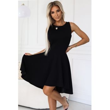 Rochie eleganta cu tiv asimetric -