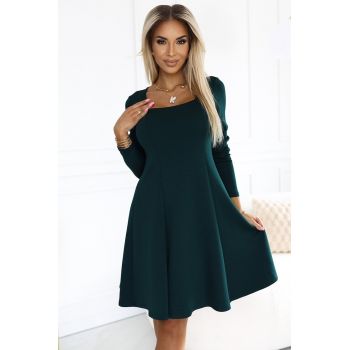 Rochie in forma de A cu maneca lunga -
