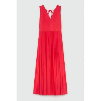 Rochie lunga cu decolteu in V