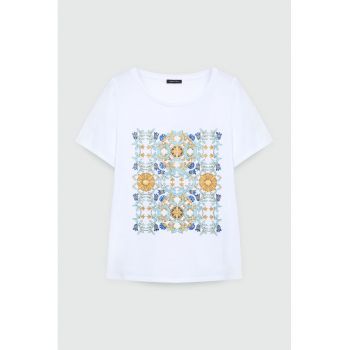 Tricou cu imprimeu grafic