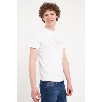 Tricou cu logo pe piept