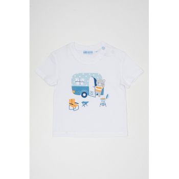 Tricou de bumbac cu imprimeu