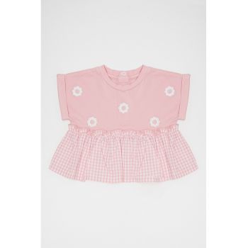 Tricou din amestec de bumbac cu model