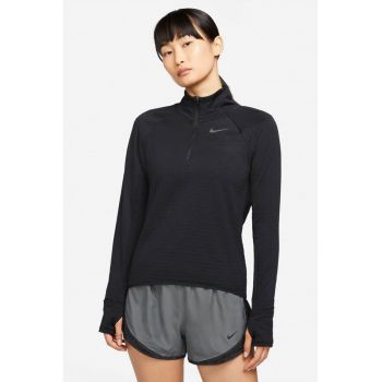 Bluza cu tehnologie Therma-Fit si fermoar pentru alergare Element Therma-Fit