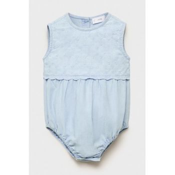 Body din denim cu broderie