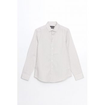 Camasa regular fit cu model in dungi