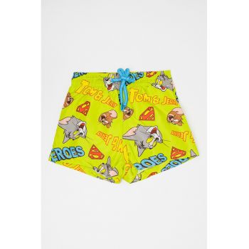 Pantaloni scurti cu model Tom&Jerry