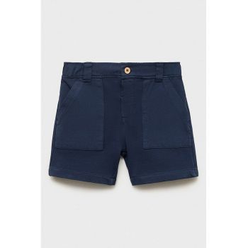 Pantaloni scurti de bumbac cu buzunare laterale