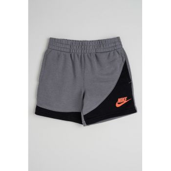 Pantaloni scurti din amestec de bumbac cu talie elastica