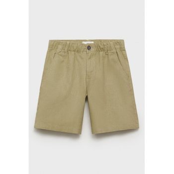 Pantaloni scurti din amestec de in