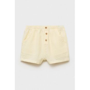 Pantaloni scurti din bumbac cu model in dungi