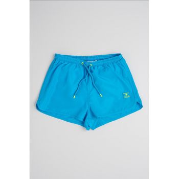 Pantaloni scurti uni cu talie ajustabila
