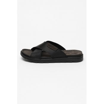 Papuci de piele Asher