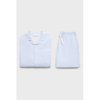 Pijama cu pantaloni scurti si dungi